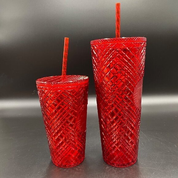 Starbucks Red Jeweled Venti (24oz) & Grande (16oz) - Picture 4 of 8